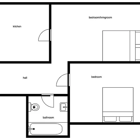 公寓 Oldtown Palasta *